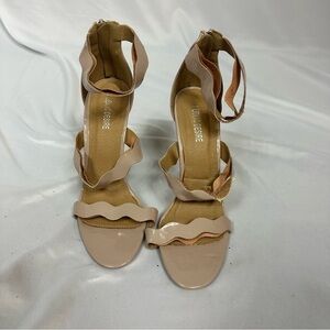 PUBLIC Desire Nude Heels in Size UK 5